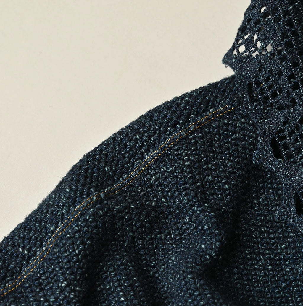 Indigo Knitsew Bolero Detail