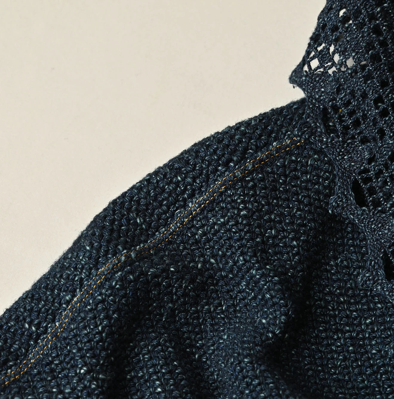 Indigo Knitsew Bolero Detail