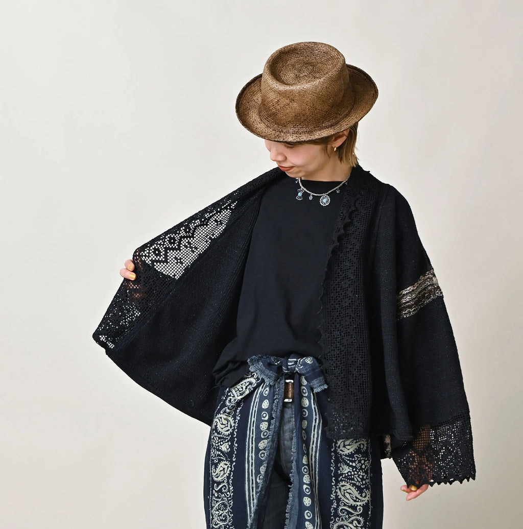 Indigo Knitsew Bolero Female Model