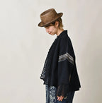 Indigo Knitsew Bolero Female Model