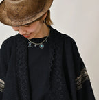 Indigo Knitsew Bolero Detail