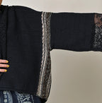 Indigo Knitsew Bolero Detail
