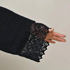 Indigo Knitsew Bolero Detail