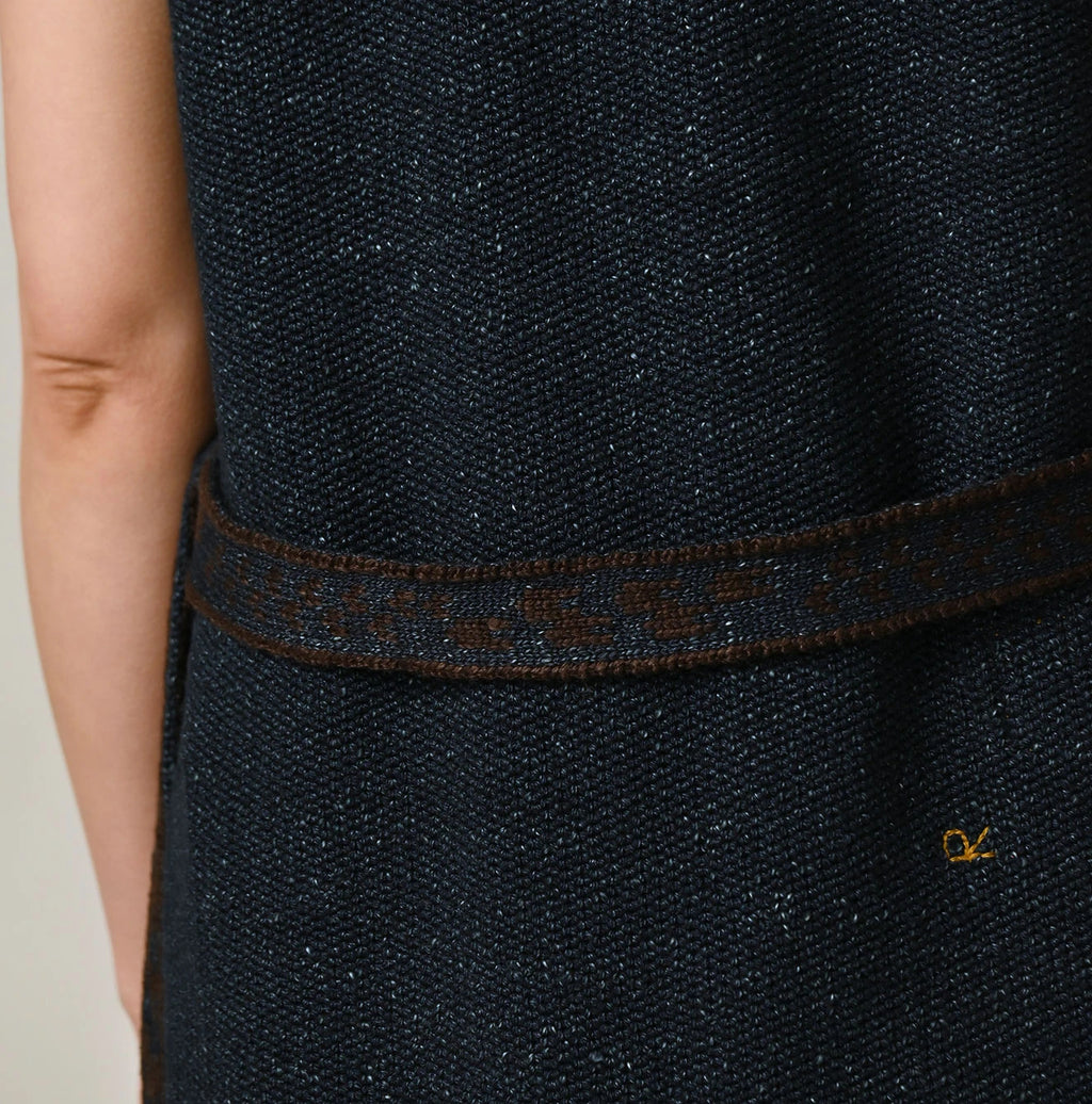 Indigo Knitsew Cardigan Detail