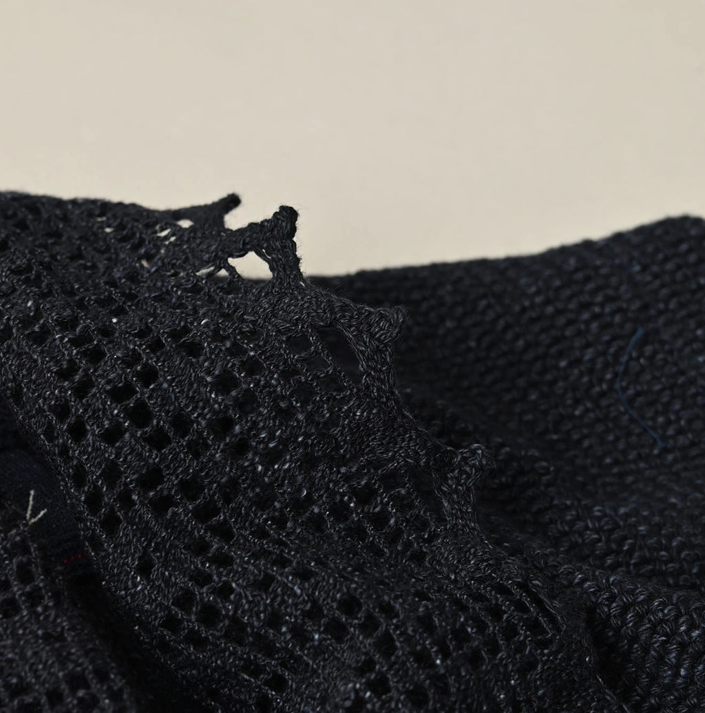 Indigo Knitsew Cardigan Detail