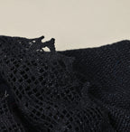 Indigo Knitsew Cardigan Detail