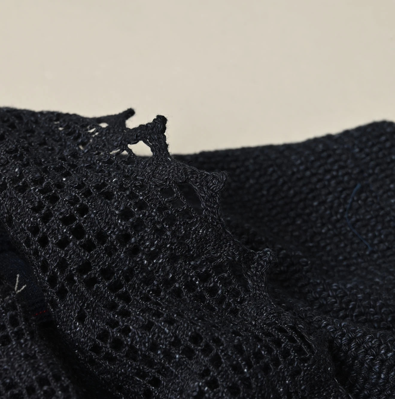 Indigo Knitsew Cardigan Detail