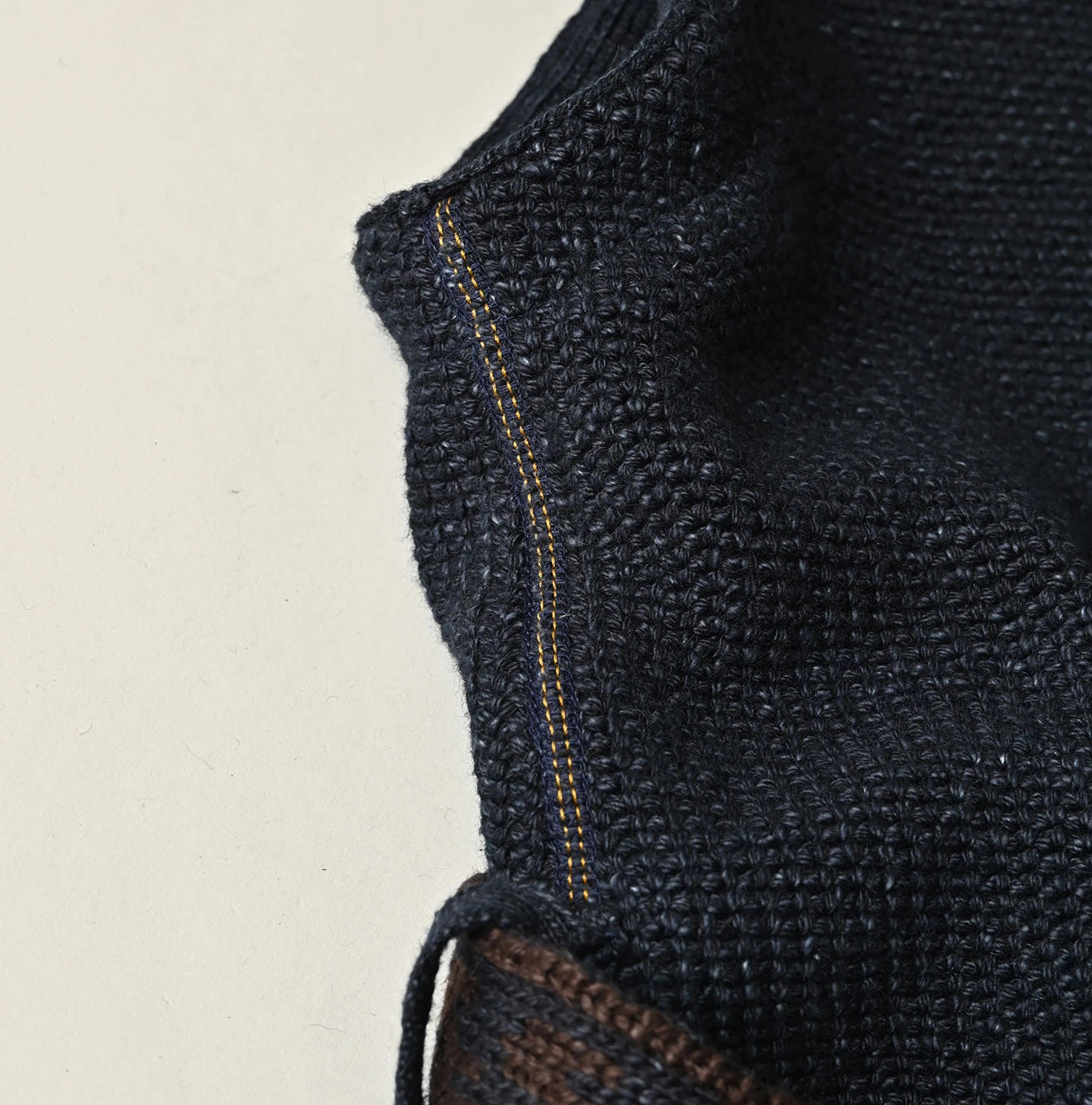 Indigo Knitsew Cardigan Detail