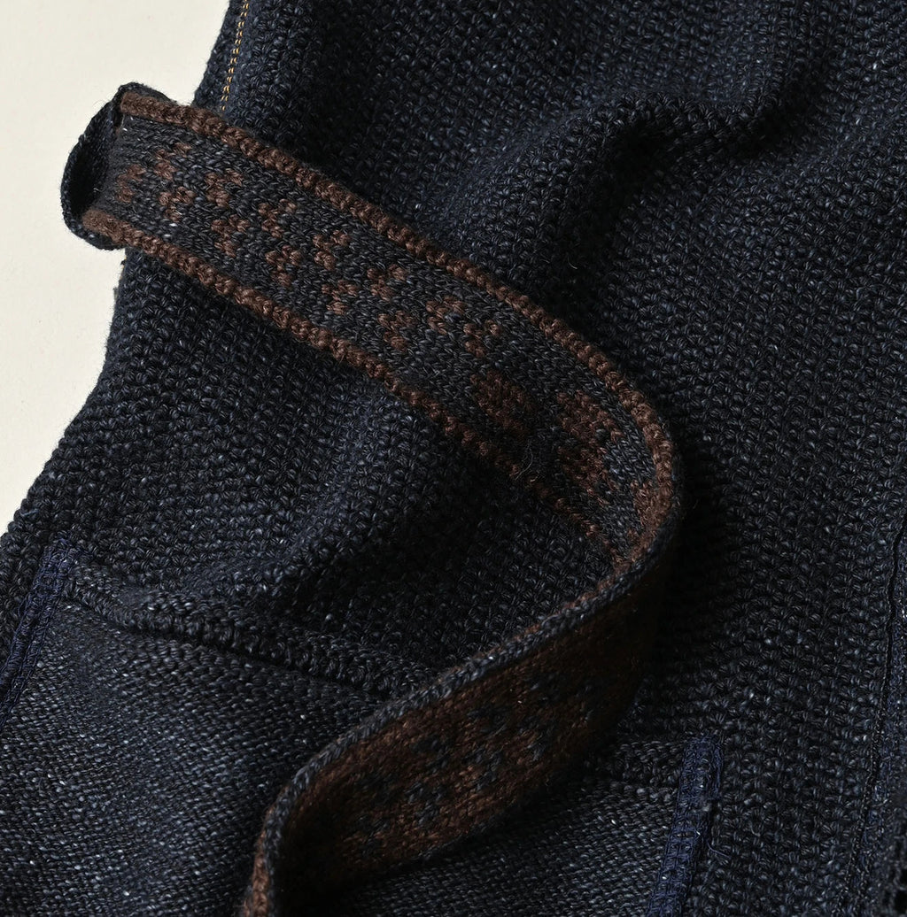 Indigo Knitsew Cardigan Detail