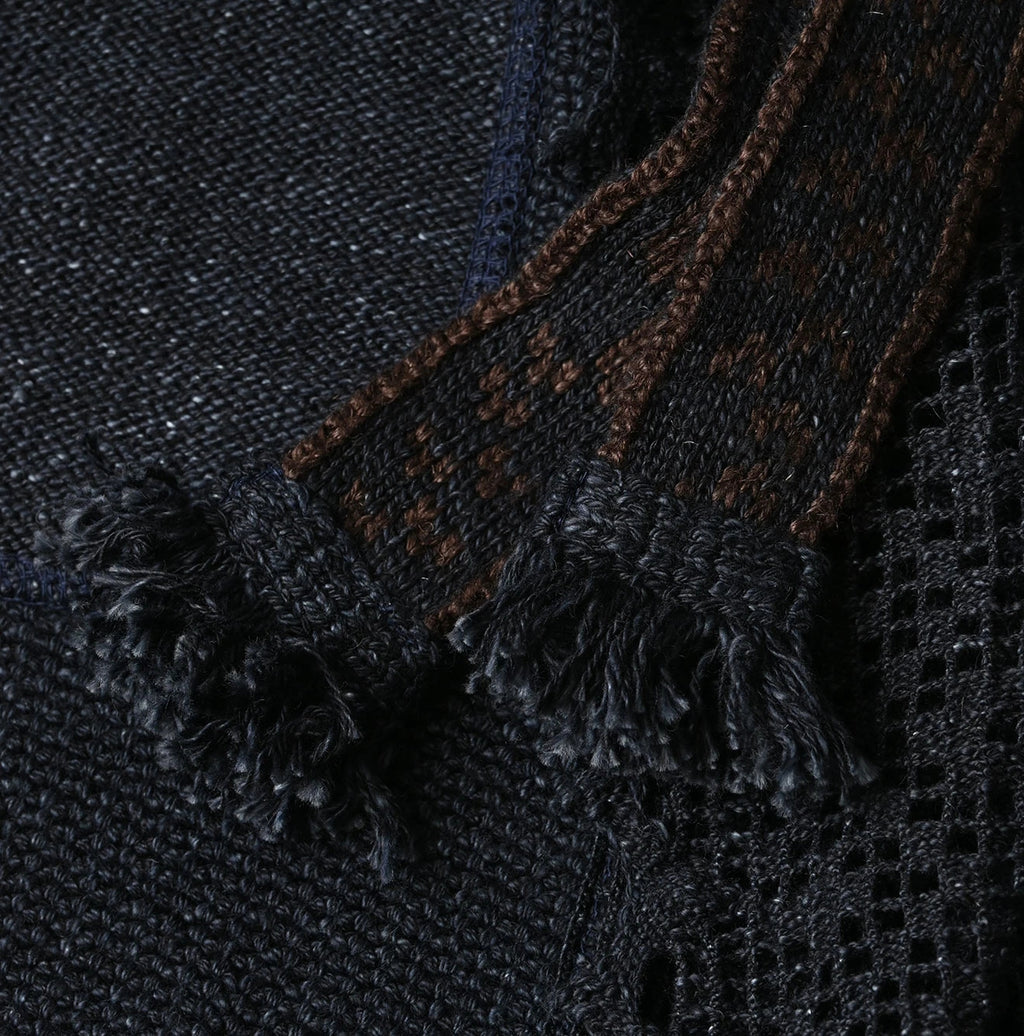 Indigo Knitsew Cardigan Detail