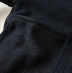 Indigo Knitsew Cardigan Detail