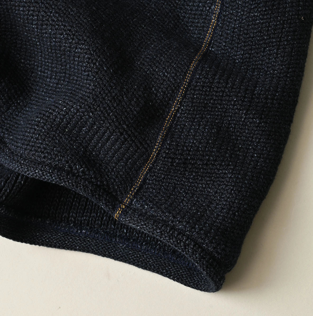 Indigo Knitsew Cardigan Detail