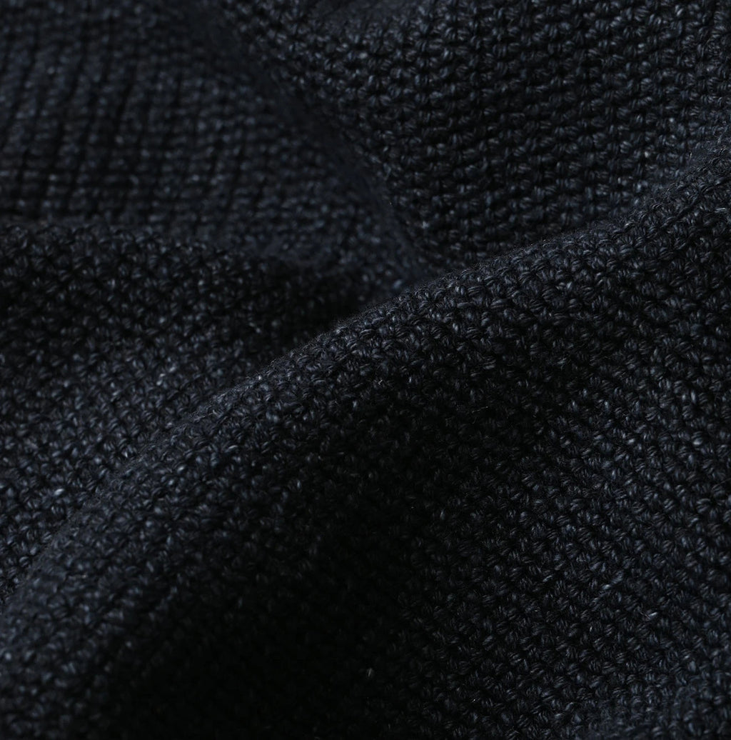 Indigo Knitsew Cardigan Detail