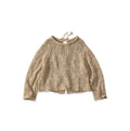 Zakkuri Linen Sweater Beige Top