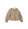 Zakkuri Linen Sweater Beige Top