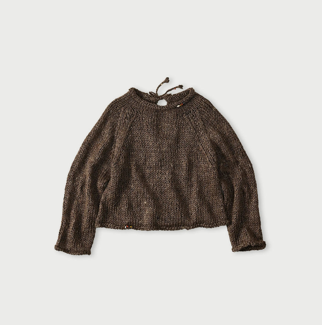 Zakkuri Linen Sweater Cigar