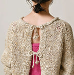 Zakkuri Linen Sweater Detail