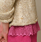 Zakkuri Linen Sweater Detail