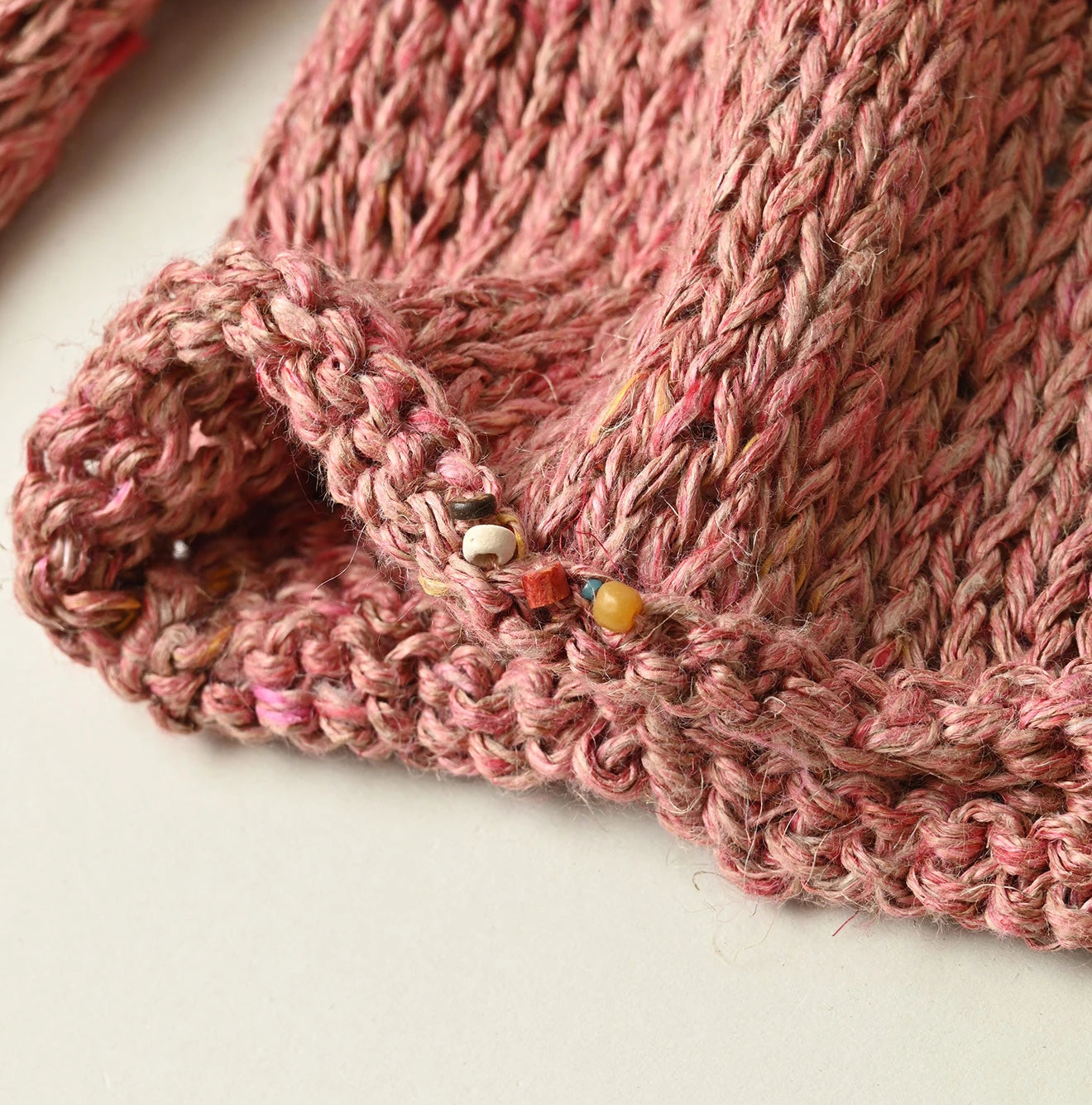 Zakkuri Linen Sweater Detail