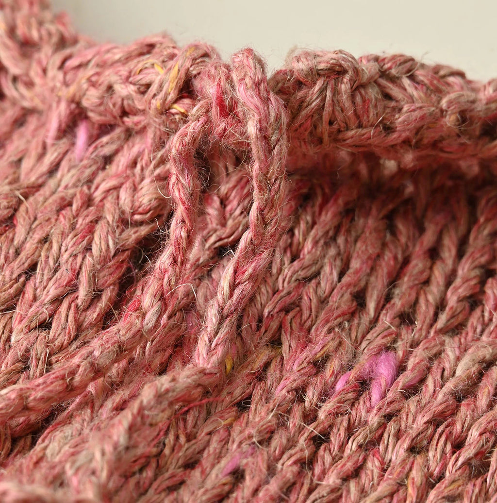 Zakkuri Linen Sweater Detail