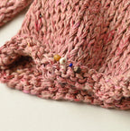 Zakkuri Linen Sweater Detail