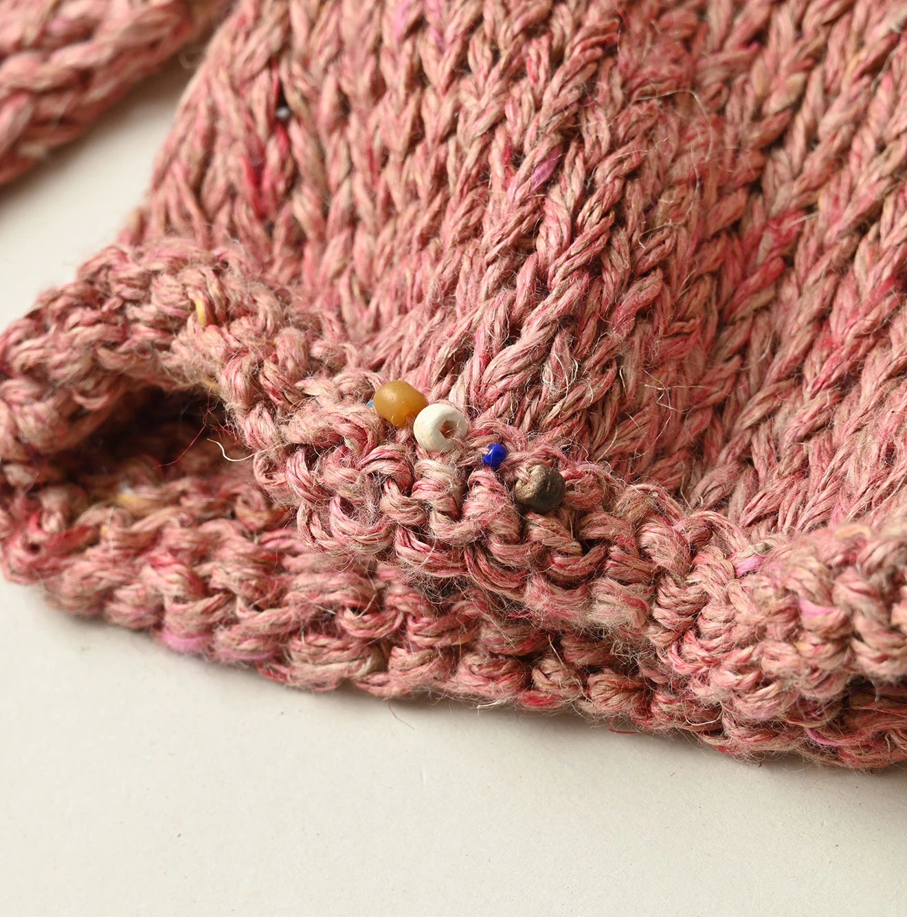 Zakkuri Linen Sweater Detail
