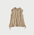 Zakkuri Linen Beige Top