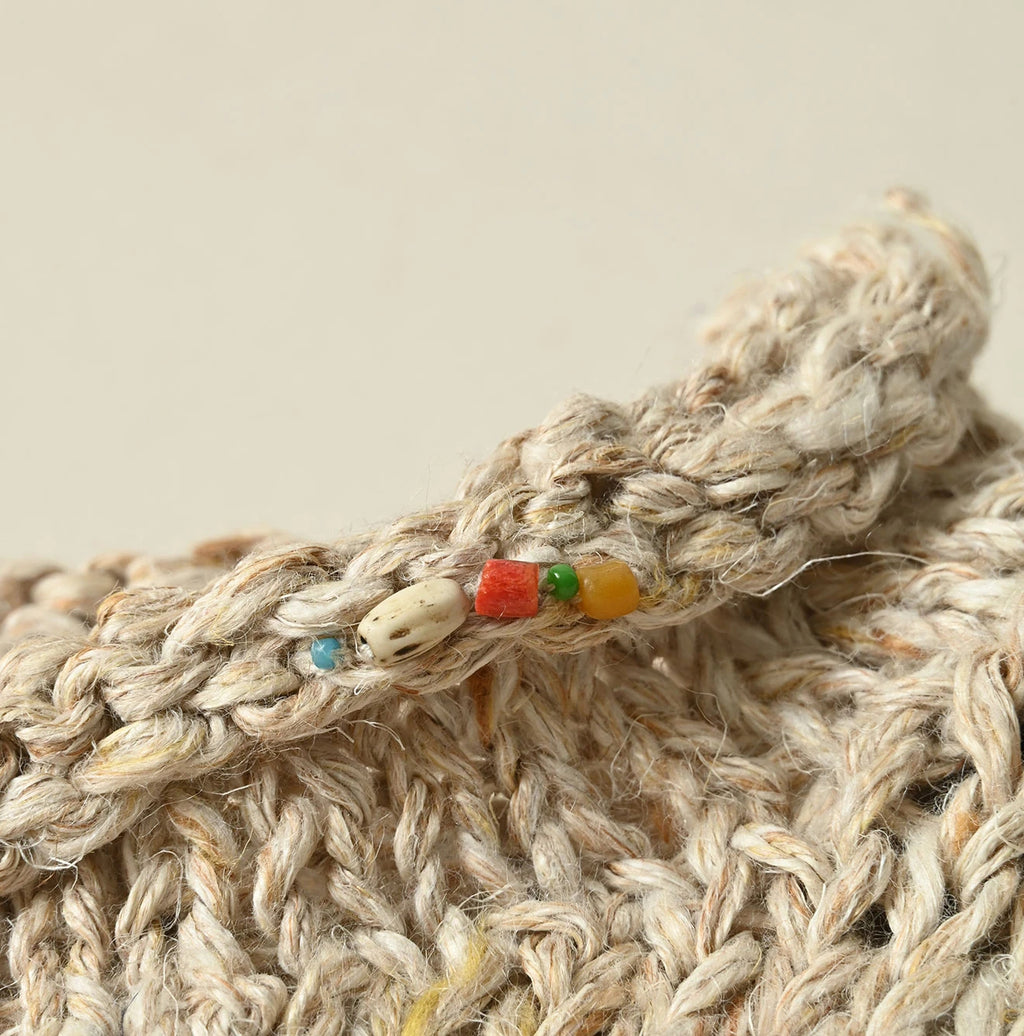 Zakkuri Linen Vest Detail
