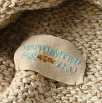 Zakkuri Linen Vest Detail