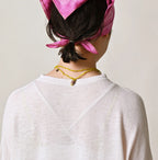 Sakura Gradation Dyed Gauze M Shirt Detail