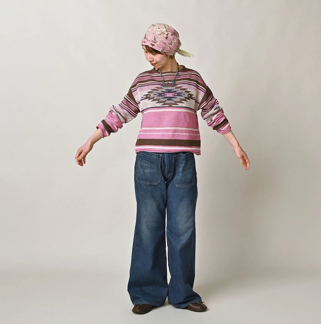 Native Gima Jacquard M Sweater Female Model
