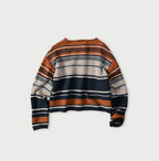 Indigo Native Gima Jacquard M Sweater Back