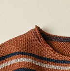 Indigo Native Gima Jacquard M Sweater Detail