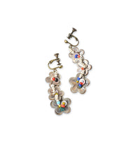 Brown Shell de Fleur Earrings