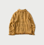 Indian Linen Sack Petit Coverall Back