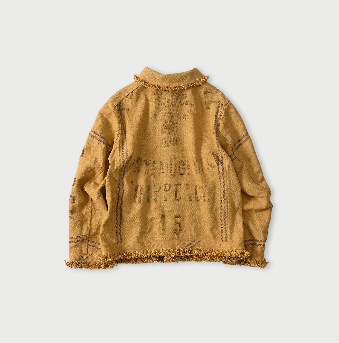 Indian Linen Sack Petit Coverall Back