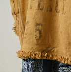 Indian Linen Sack Petit Coverall Detail