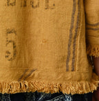 Indian Linen Sack Petit Coverall Detail