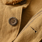 Indian Linen Sack Petit Coverall Detail