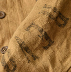 Indian Linen Sack Petit Coverall Detail