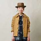 Indian Linen Sack Petit Coverall Female Model
