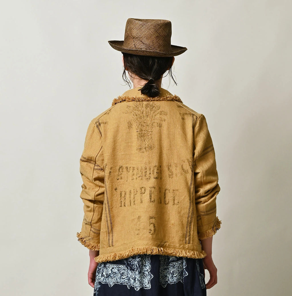 Indian Linen Sack Petit Coverall Female Model