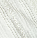 Linen Pintuck Lace Blouse Detail