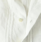 Linen Pintuck Lace Blouse Detail
