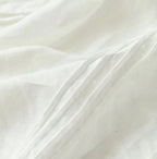 Linen Pintuck Lace Blouse Detail