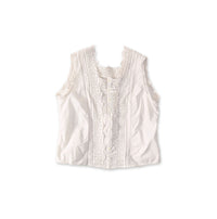 Batiste Cutwork Sleeveless Top
