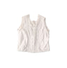 Batiste Cutwork Sleeveless Top Antique White