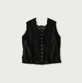 Batiste Cutwork Sleeveless Top Antique Sumi Black