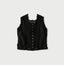 Batiste Cutwork Sleeveless Top Antique Sumi Black