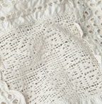 Batiste Cutwork Sleeveless Top Antique Detail